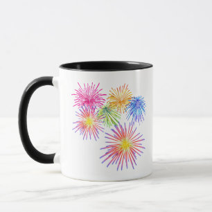 Fireworks Big Party Celebration Firecrackers  Mug