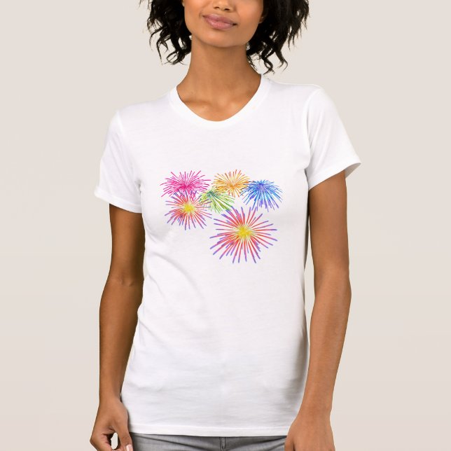 Fireworks Big Party Celebration Firecrackers  T-Shirt (Front)