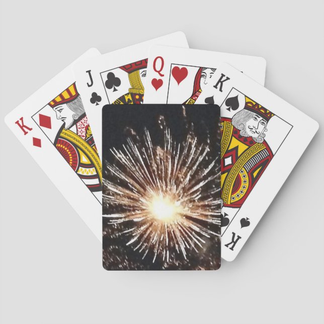 Fireworks Burst Playing Cards (Back)