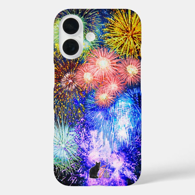 Fireworks Bursts Case-Mate iPhone Case (Back)