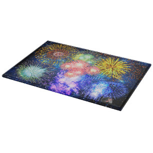 Fireworks Bursts Cutting Board