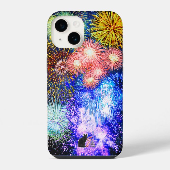 Fireworks Bursts iPhone Case (Back)