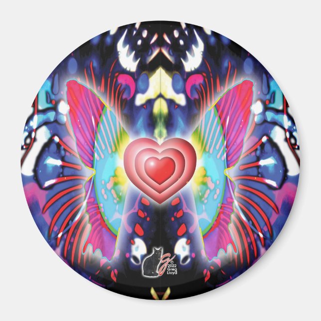 Fireworks Bursts Magnet (Front)