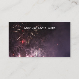 Fireworks Business Cards
