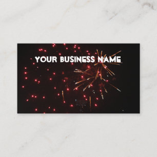 Fireworks business cards