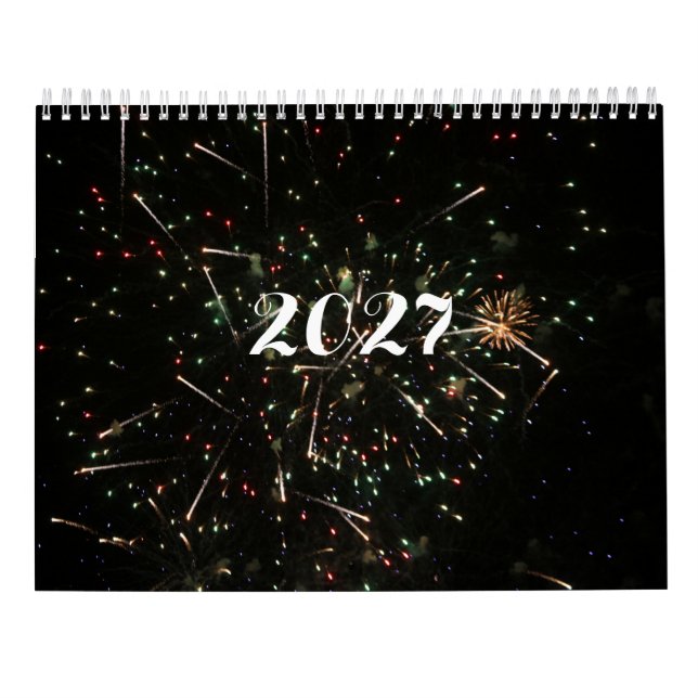 Fireworks Calendar (Back)