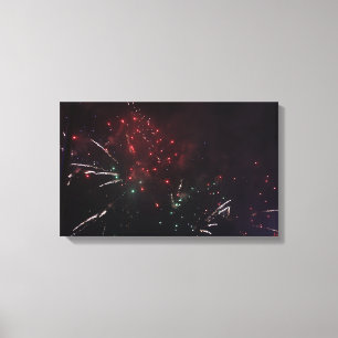 Fireworks Canvas Print