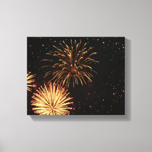 Fireworks/Canvas Wrap Canvas Print