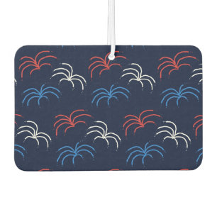 Fireworks Car Air Freshener (Navy Blue & Red)