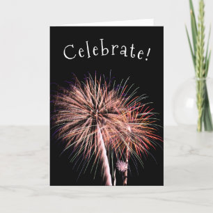 Fireworks Celebrate Card
