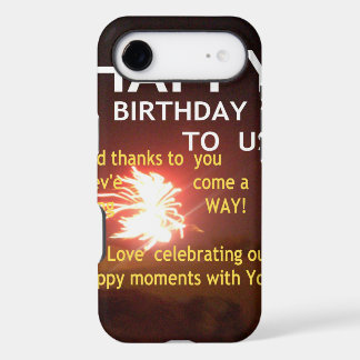 Fireworks Celebration with Thank You Message
