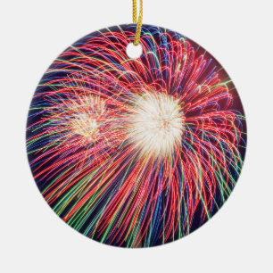 Fireworks Ceramic Tree Decoration