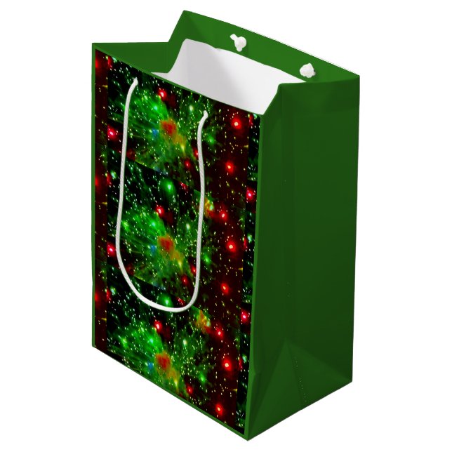 Fireworks Christmas  Medium Gift Bag (Front Angled)