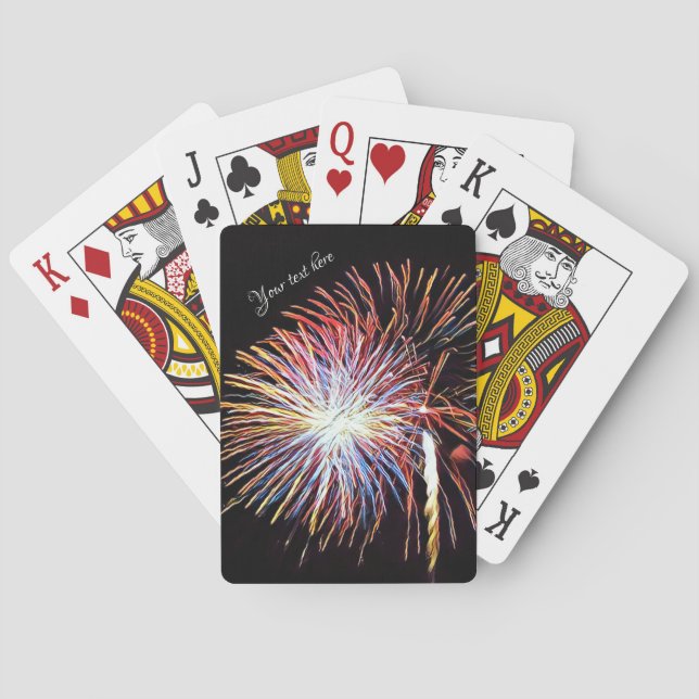 Fireworks Classic Playing Cards (Back)