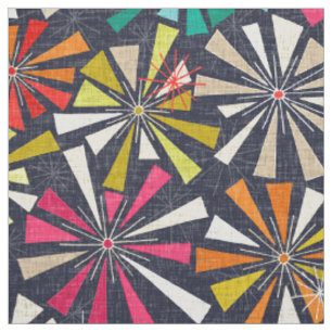 fireworks cobalt fabric