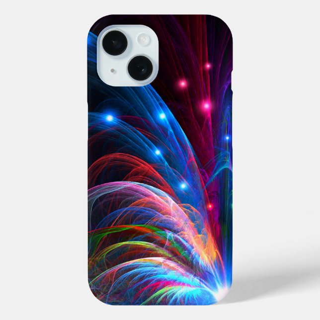 Fireworks - Colourful Fractal Art Case-Mate iPhone Case (Back)