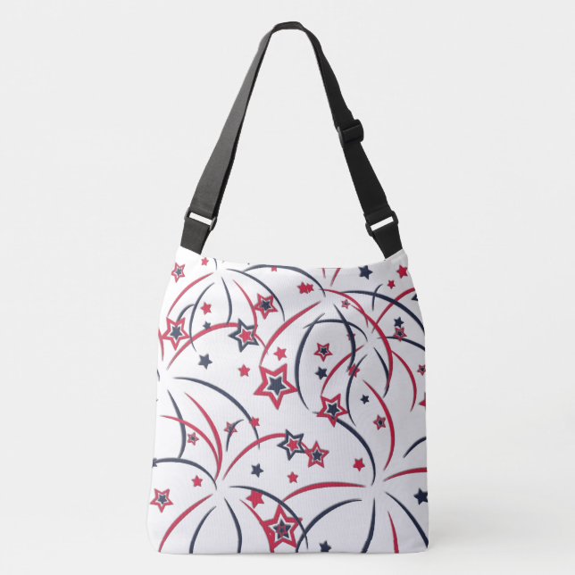Fireworks Crossbody Bag (Front)