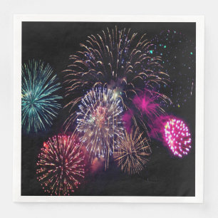 Fireworks Custom Paper Napkins