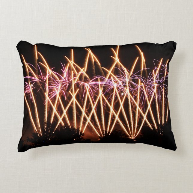 Fireworks Decorative Cushion (Front)