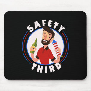 Fireworks Director 4th July Safety Third Mouse Mat