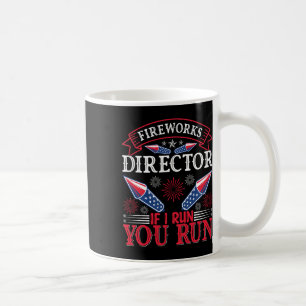 Fireworks Director American Flag 4th Of July Coffee Mug