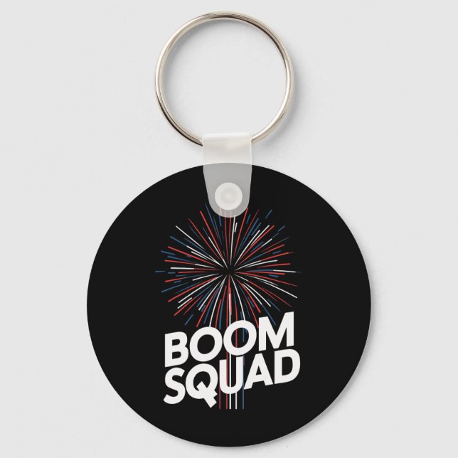 Fireworks Director Fireworks Usa 4th Of July Pyrot Key Ring (Front)