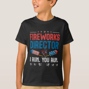 Fireworks Director I Run You Run 4th Of July Men B T-Shirt
