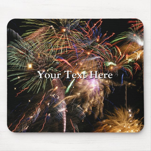 Fireworks Display Mouse Mat (Front)