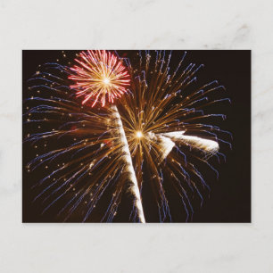 Fireworks display on Savannah River 2 Postcard