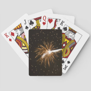 Fireworks display on Savannah River Playing Cards