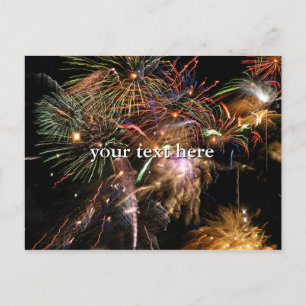 Fireworks Display Postcard