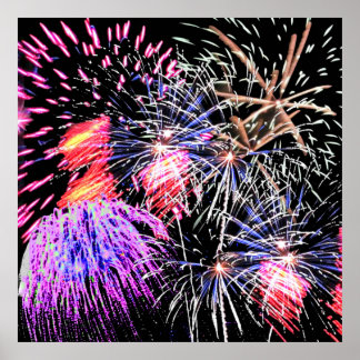 Fireworks Display Poster