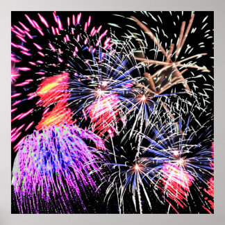 Fireworks Display Poster