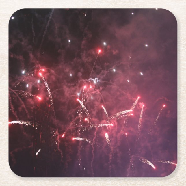 Fireworks Drink Coaster (Front)