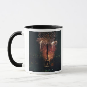 Fireworks, Eiffel Tower, Paris, France Mug