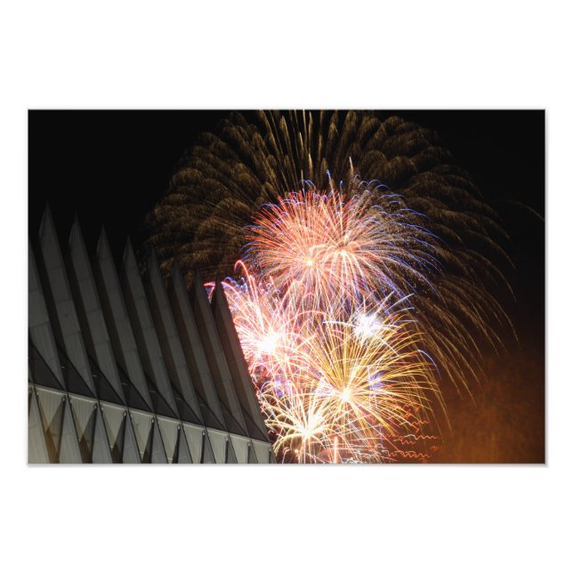 Fireworks explode photo print (Front)