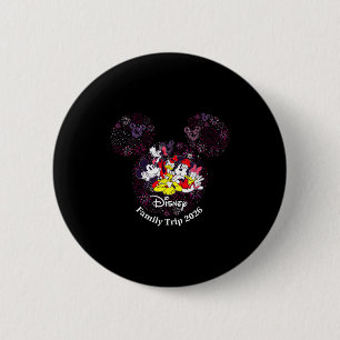 Fireworks Family Trip 2026 Valentines Day Vacatio  6 Cm Round Badge