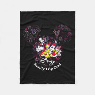 Fireworks Family Trip 2026 Valentine's Day Vacatio Fleece Blanket