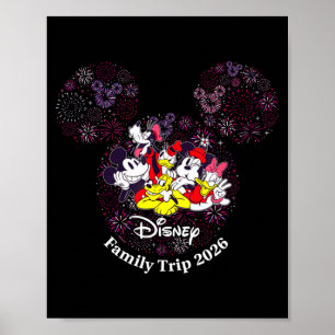 Fireworks Family Trip 2026 Valentines Day Vacatio Poster