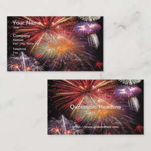 Fireworks Finale Business Card