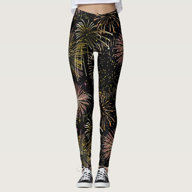Fireworks Finale Leggings (Front)