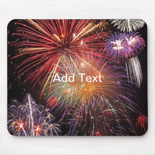 Fireworks Finale Mouse Mat (Front)