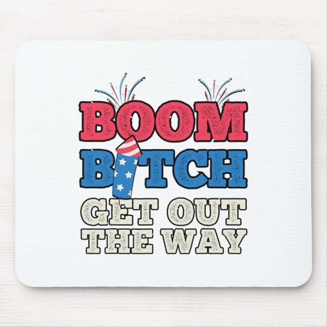 Fireworks Firing System Director Funny Boom 4th Of Mouse Mat (Front)