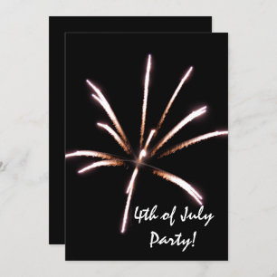 Fireworks Fourth of July Party Invitation