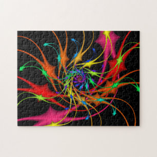 Fireworks Fractal Art Puzzle