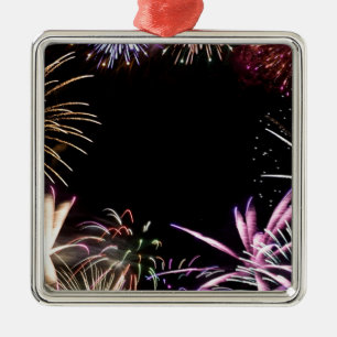 Fireworks Grand Finale Metal Tree Decoration