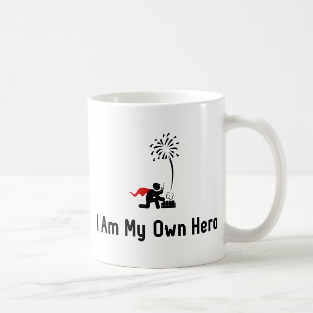 Fireworks Hero Coffee Mug (Right)