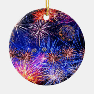 Fireworks image for Circle Ornament