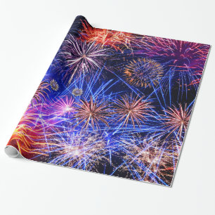 Fireworks image for Glossy Wrapping Paper