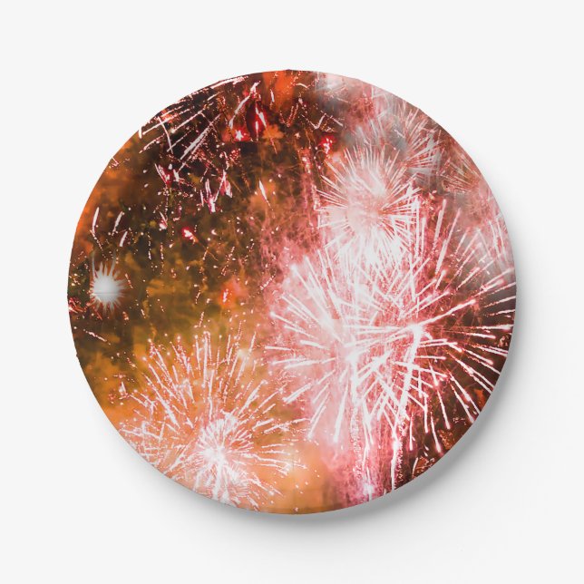 Fireworks image for Paper Plate (Front)
